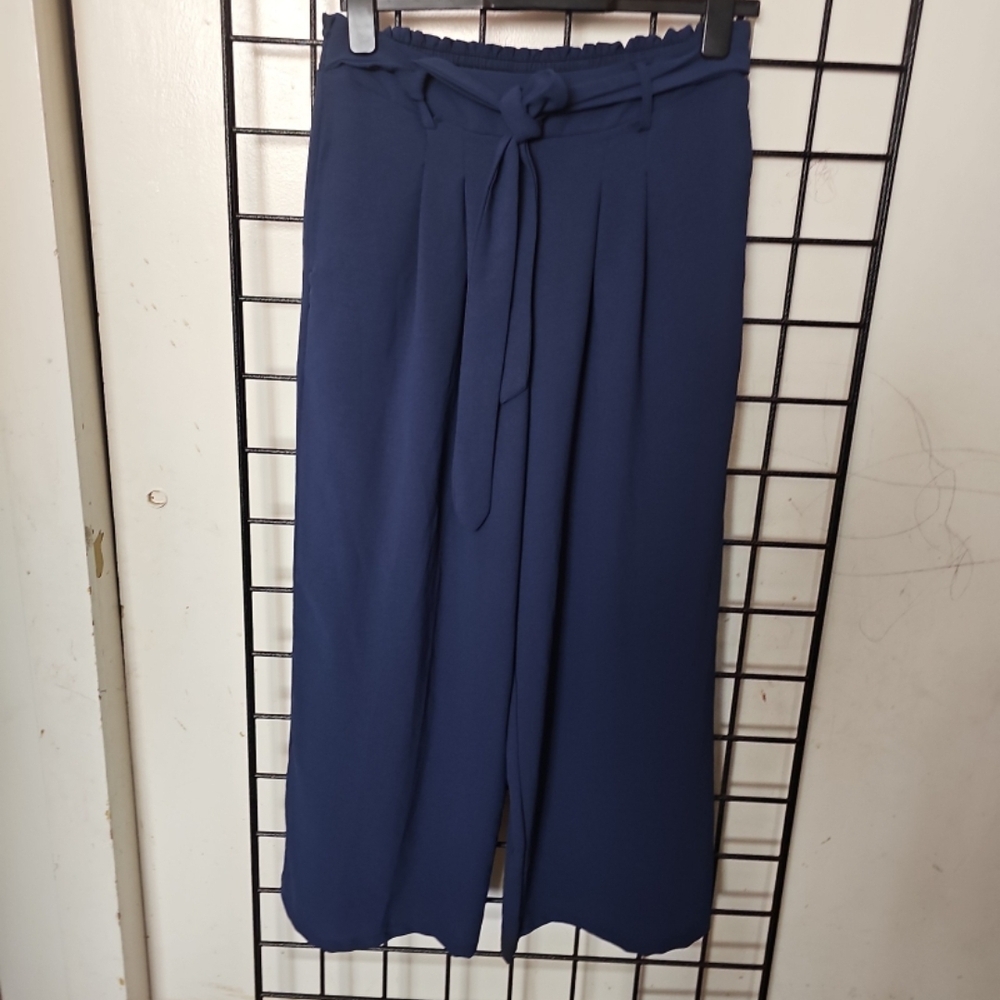 Elegant Navy Blue Women's Pantsuit